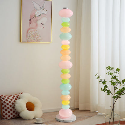 Colorful Bubble Glass Floor Lamp