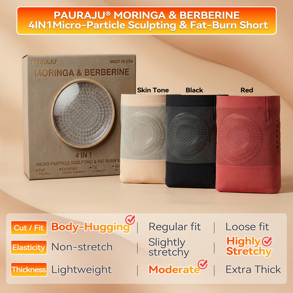 PAU𝗥𝗔𝑱𝑼® 2026 𝗠𝗼𝗿𝗶𝗻𝗴𝒂 & 𝗕𝗲𝗿𝗯𝗲𝗿𝗶𝗻𝒆 𝟰-𝗜𝗻-𝟭 𝗠𝗶𝗰𝗿𝒐-𝗣𝗮𝗿𝘁𝗶𝗰𝗹𝗲 𝗧𝗵𝗲𝗿𝗺𝗮𝗹 𝗦𝗰𝘂𝗹𝗽𝘁𝗶𝗻𝗴 𝗦𝗵𝗼𝗿𝘁𝘀 ⚖️