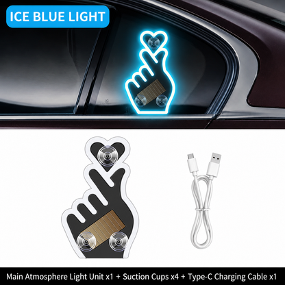 🦋Solar-powered LED eco-friendly wireless car interior decorative lights