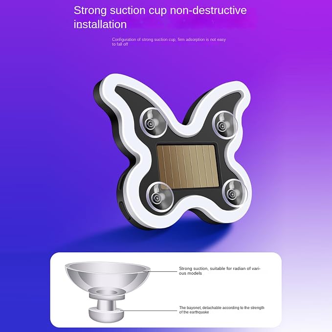 🦋Solar-powered LED eco-friendly wireless car interior decorative lights