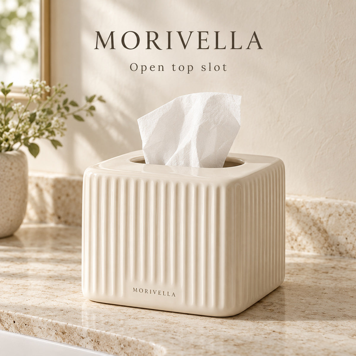 Morivella Pebble Tissue Cover — detail 1