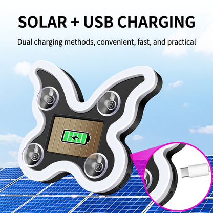 🦋Solar-powered LED eco-friendly wireless car interior decorative lights